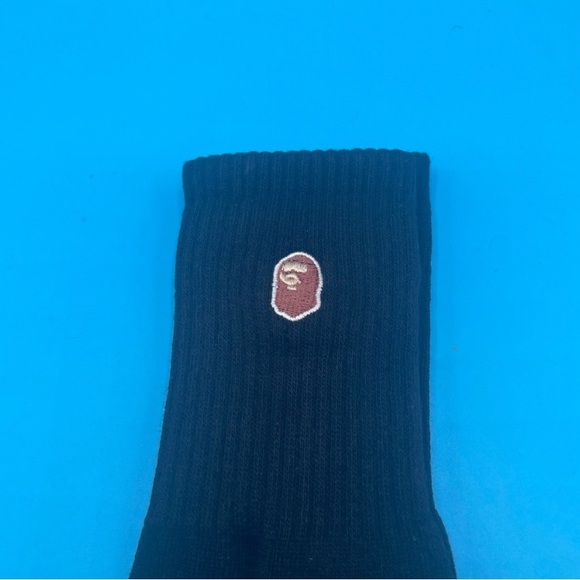 A Bathing Ape Black Casual Socks - Picture 3 of 4